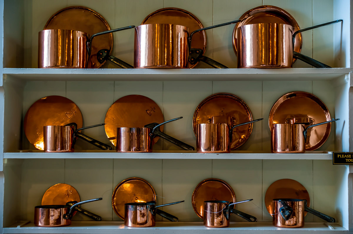 The kitchen at Hardwick Hall, Derbyshire