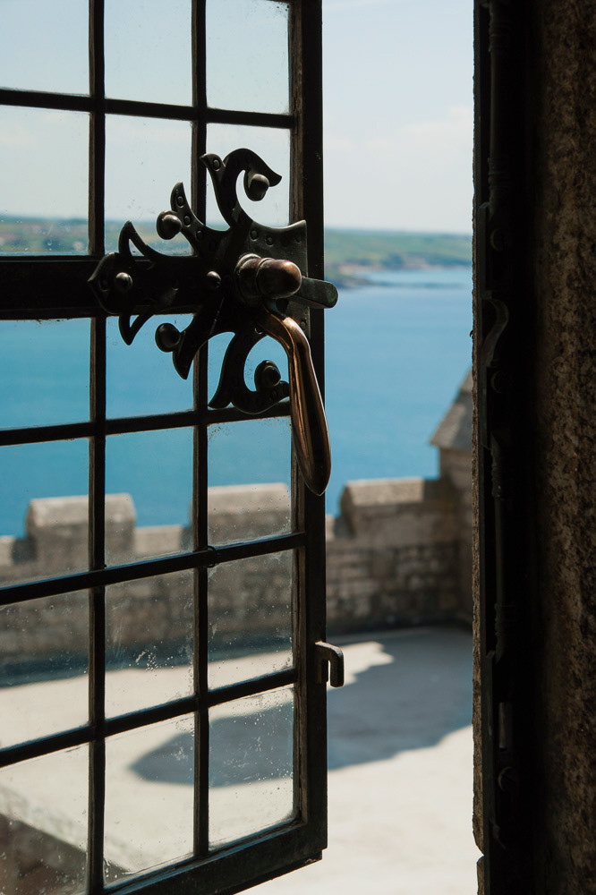 View from the castle window, St Michael's Mount
