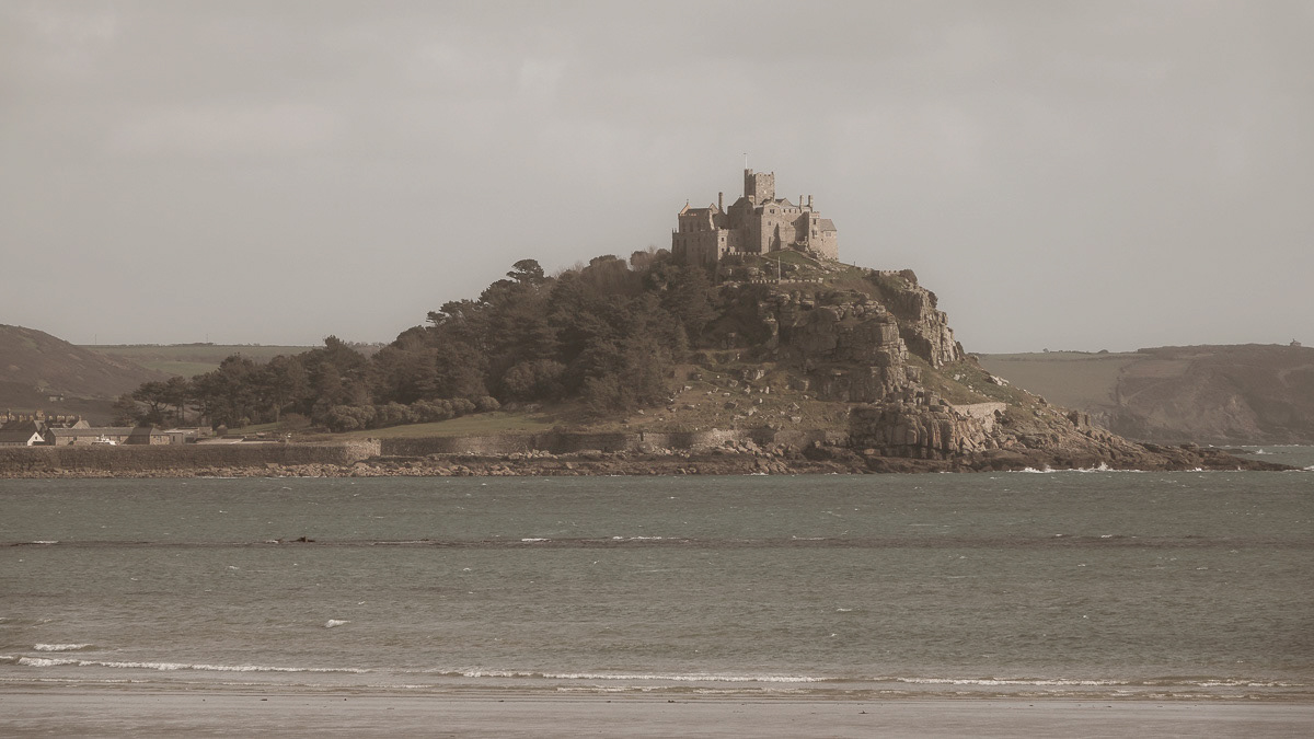 St Michael's Mount - given the vintage look