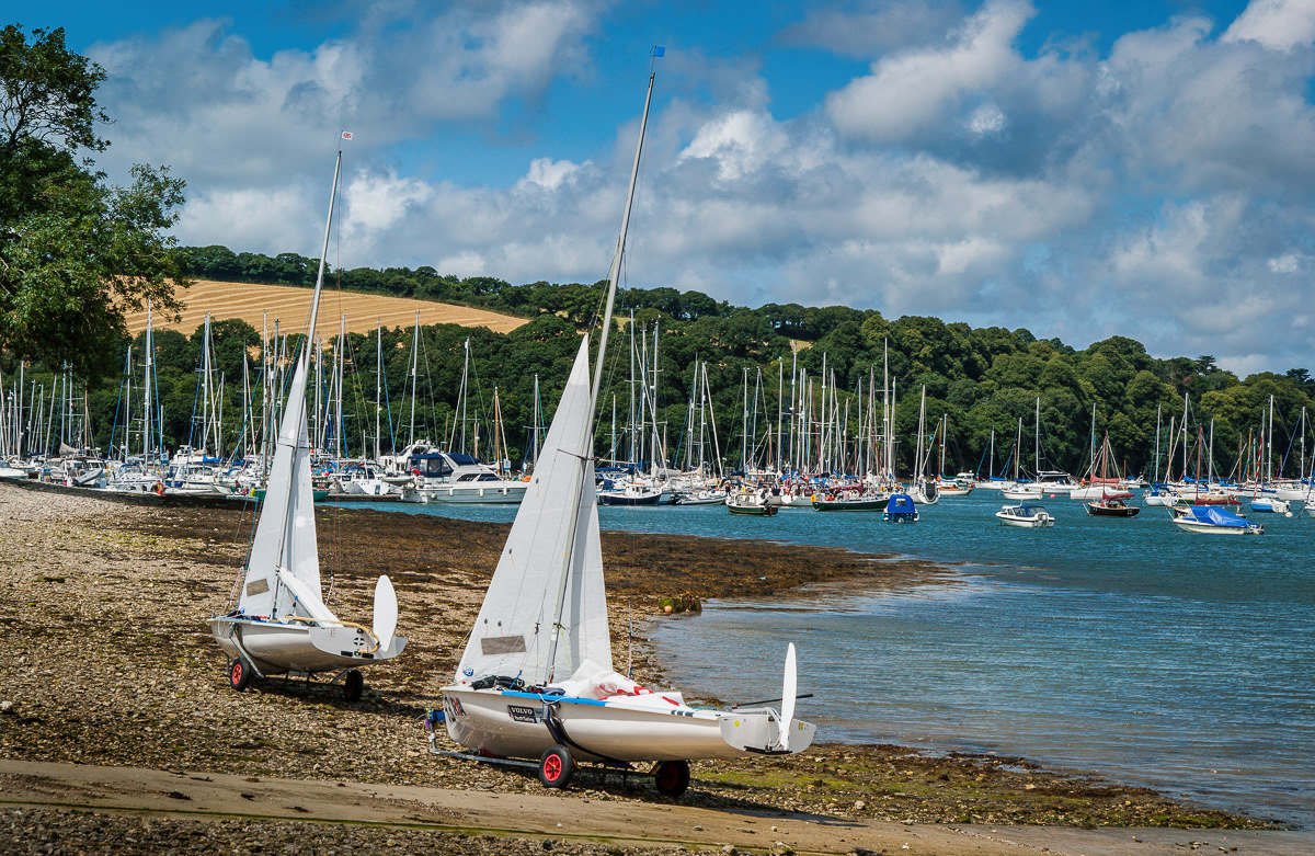 Yachts at Mylor