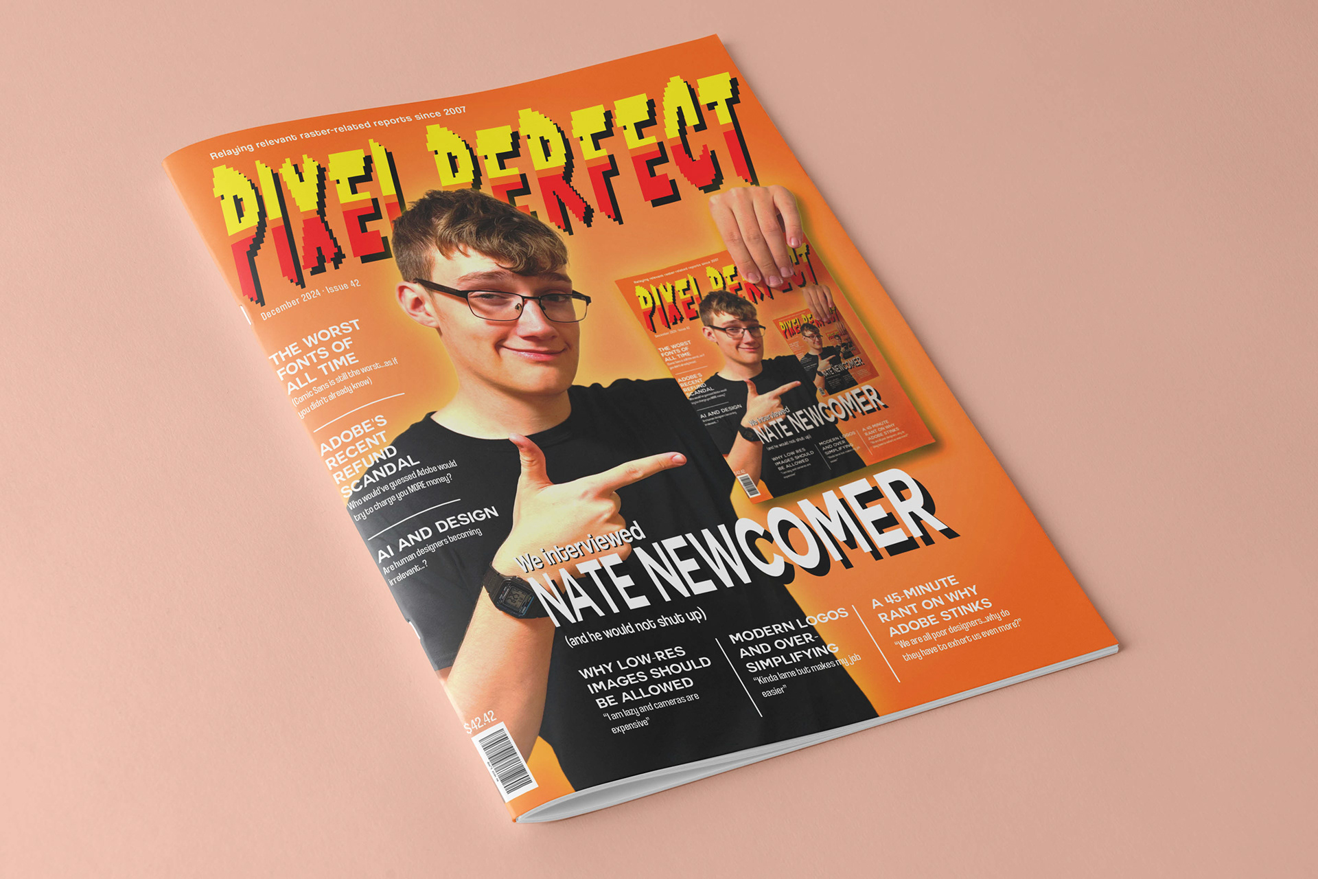 Magazine Cover for Graphic Design I.
