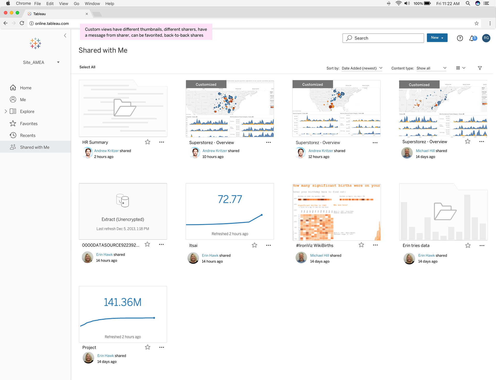 Shared with Me - Custom Views (tags)