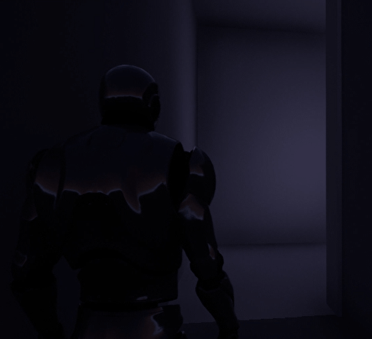 An example of an in-game encounter that was created directly in UE4 and then implemented into the level.