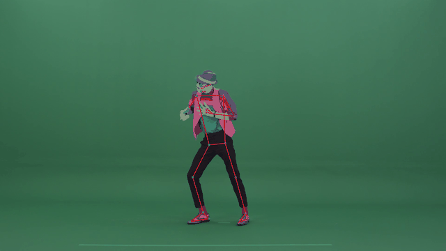 An example of full body tracking.