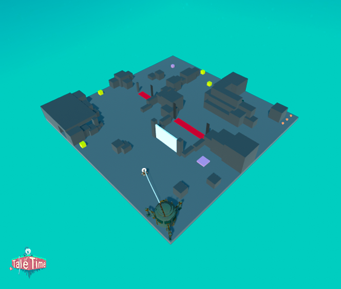 A Blockout of one of the levels in the game.