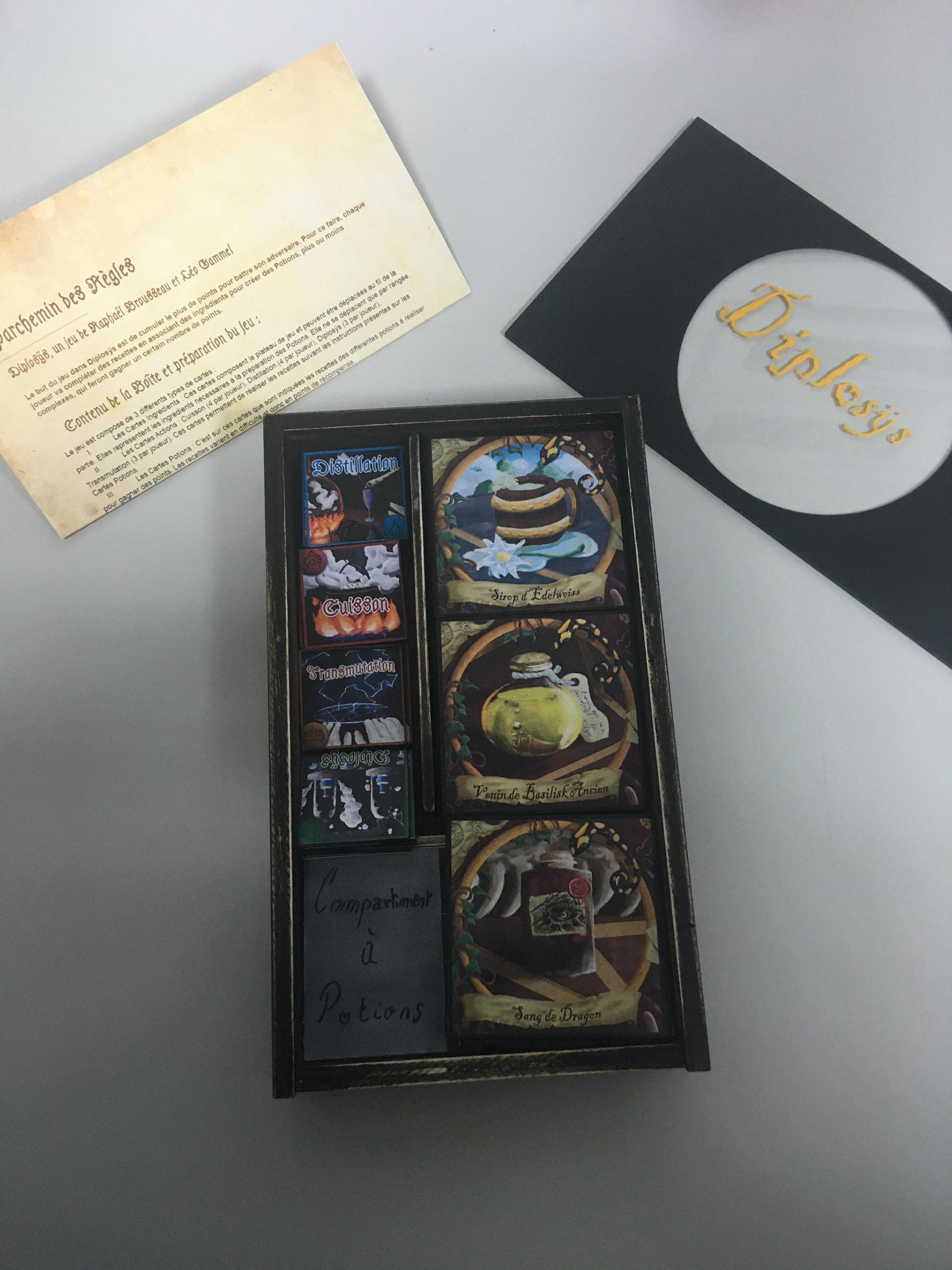 The game in its box.