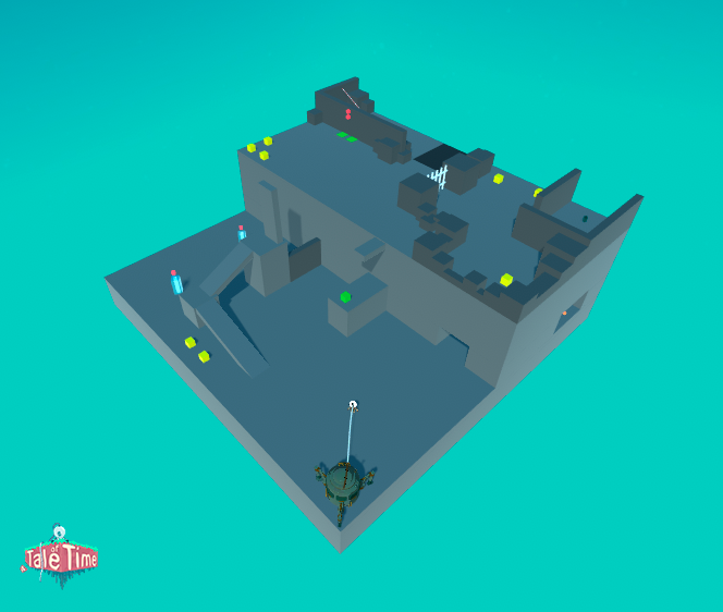 A Blockout of one of the levels in the game.