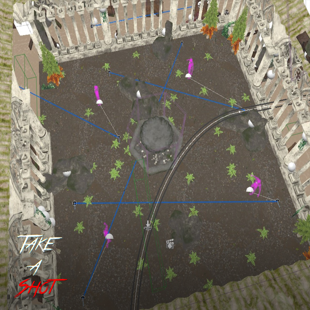 Patrol Points of hostile NPCs. The aim was to properly balance the presence of hostile NPCs throughout the game.
