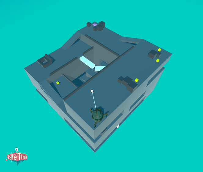 A Blockout of one of the levels in the game.