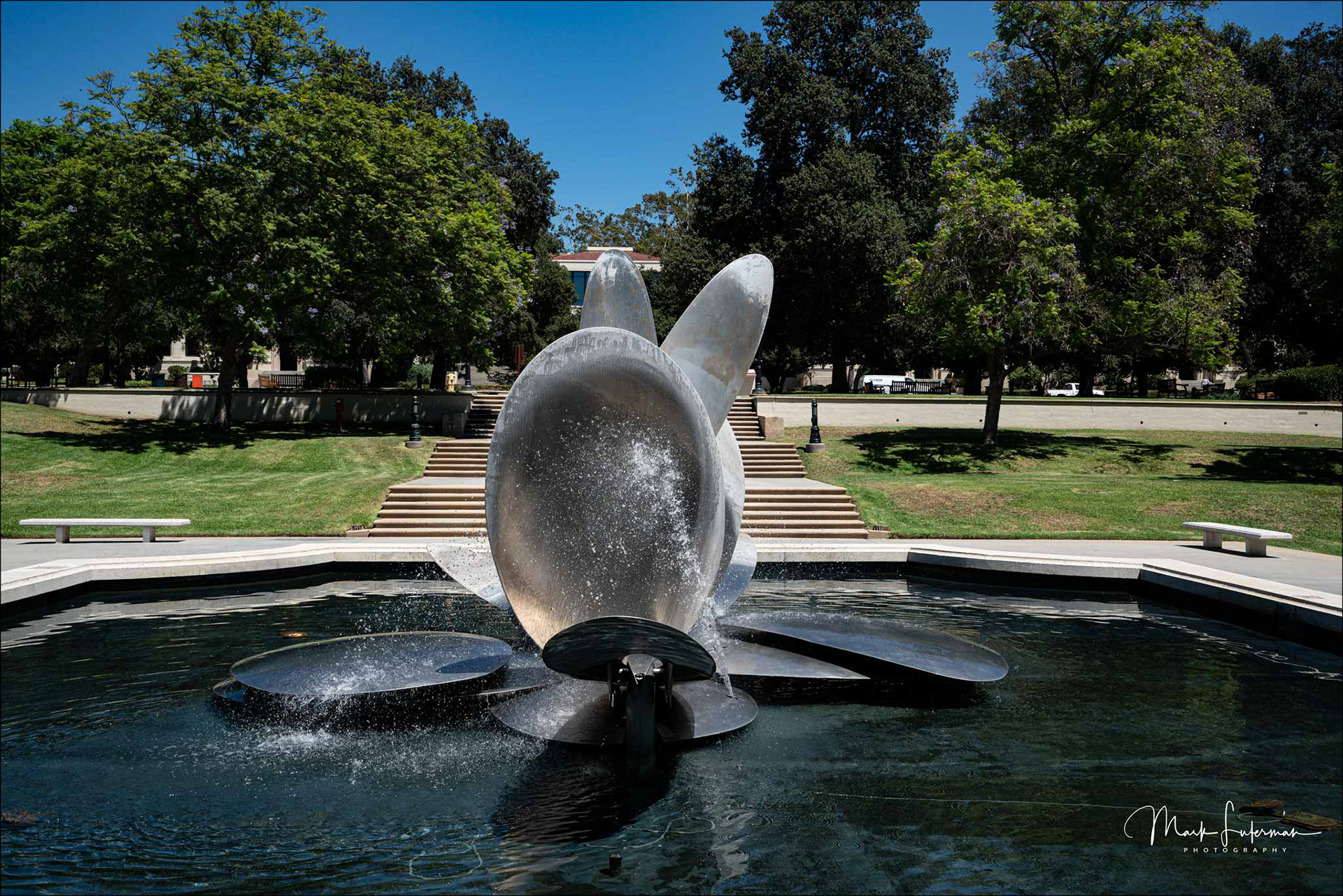 Occidental College Star Trek Fountain