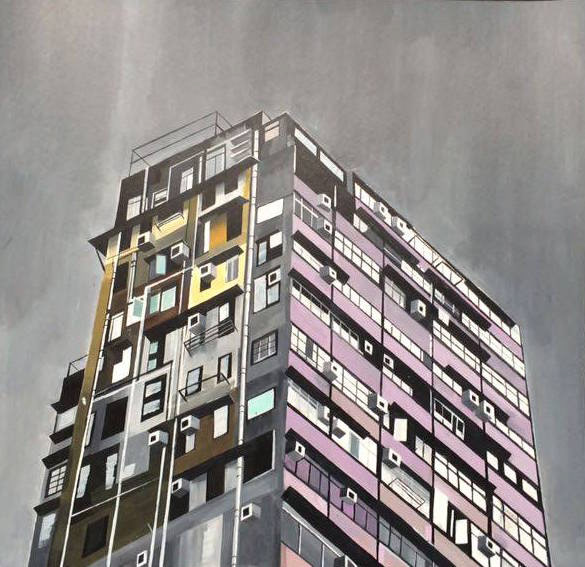 Old Hong Kong - Acrylic on Paper
