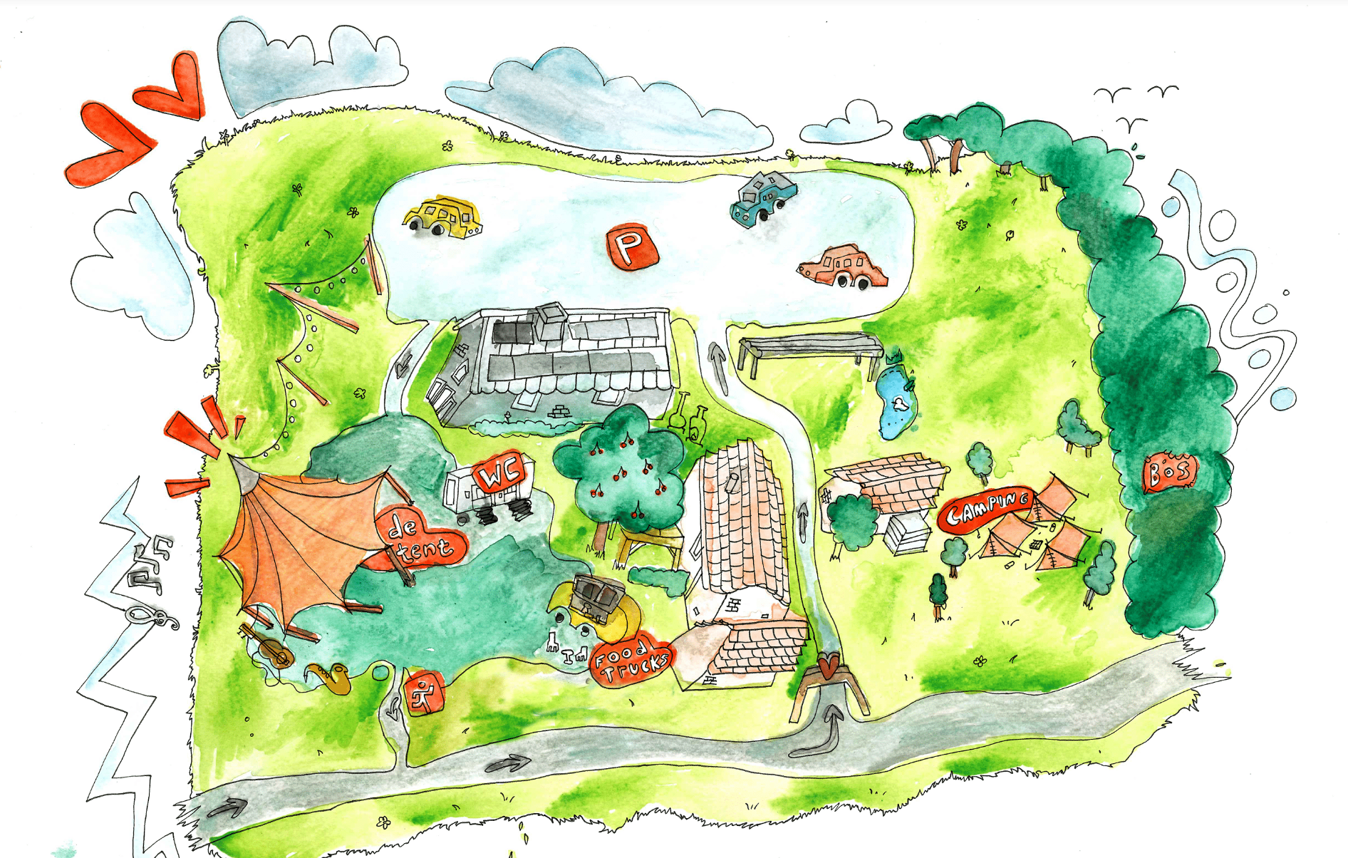 Wedding Festival map