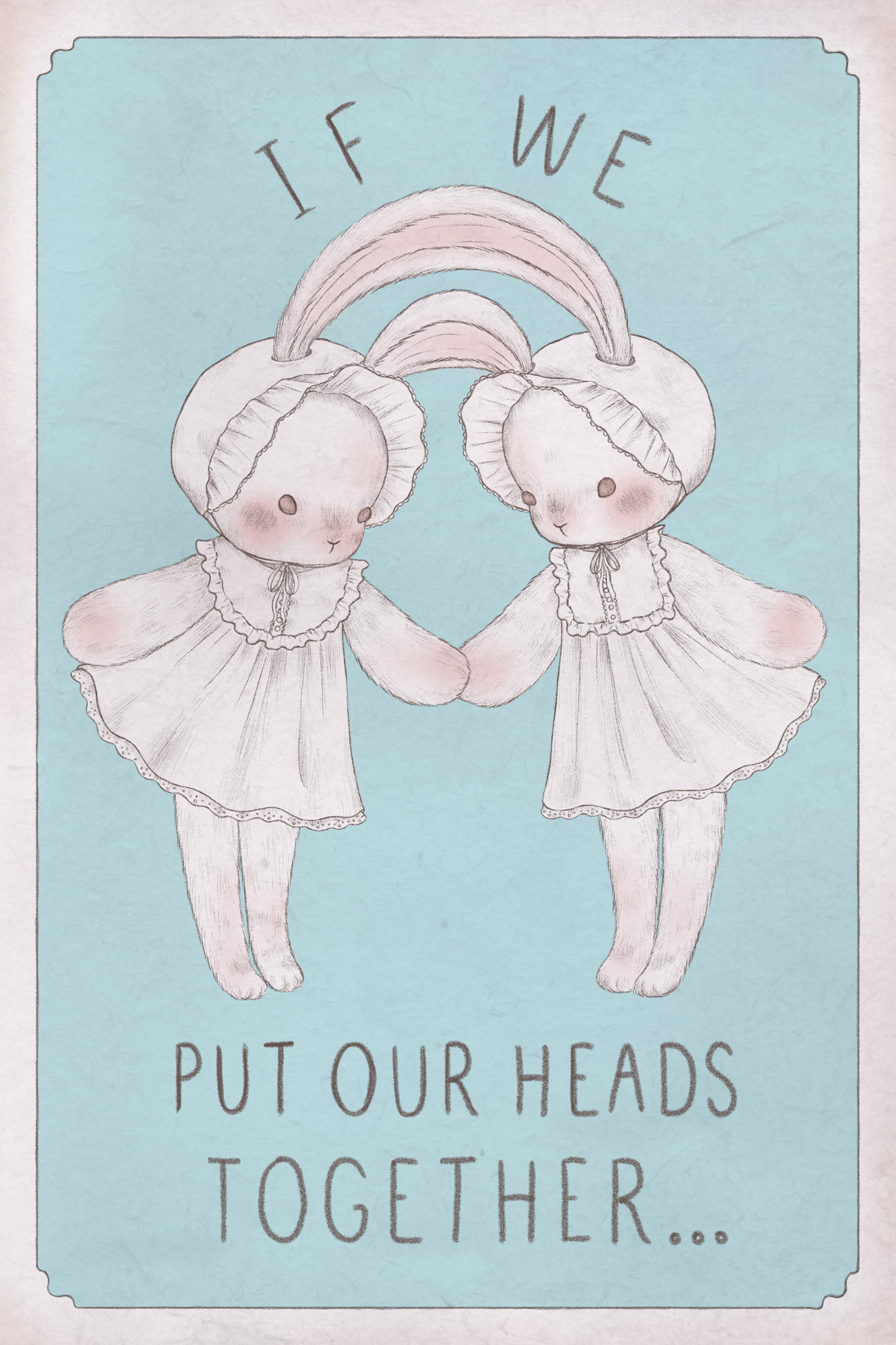 Rabbit Twins, clip studio paint