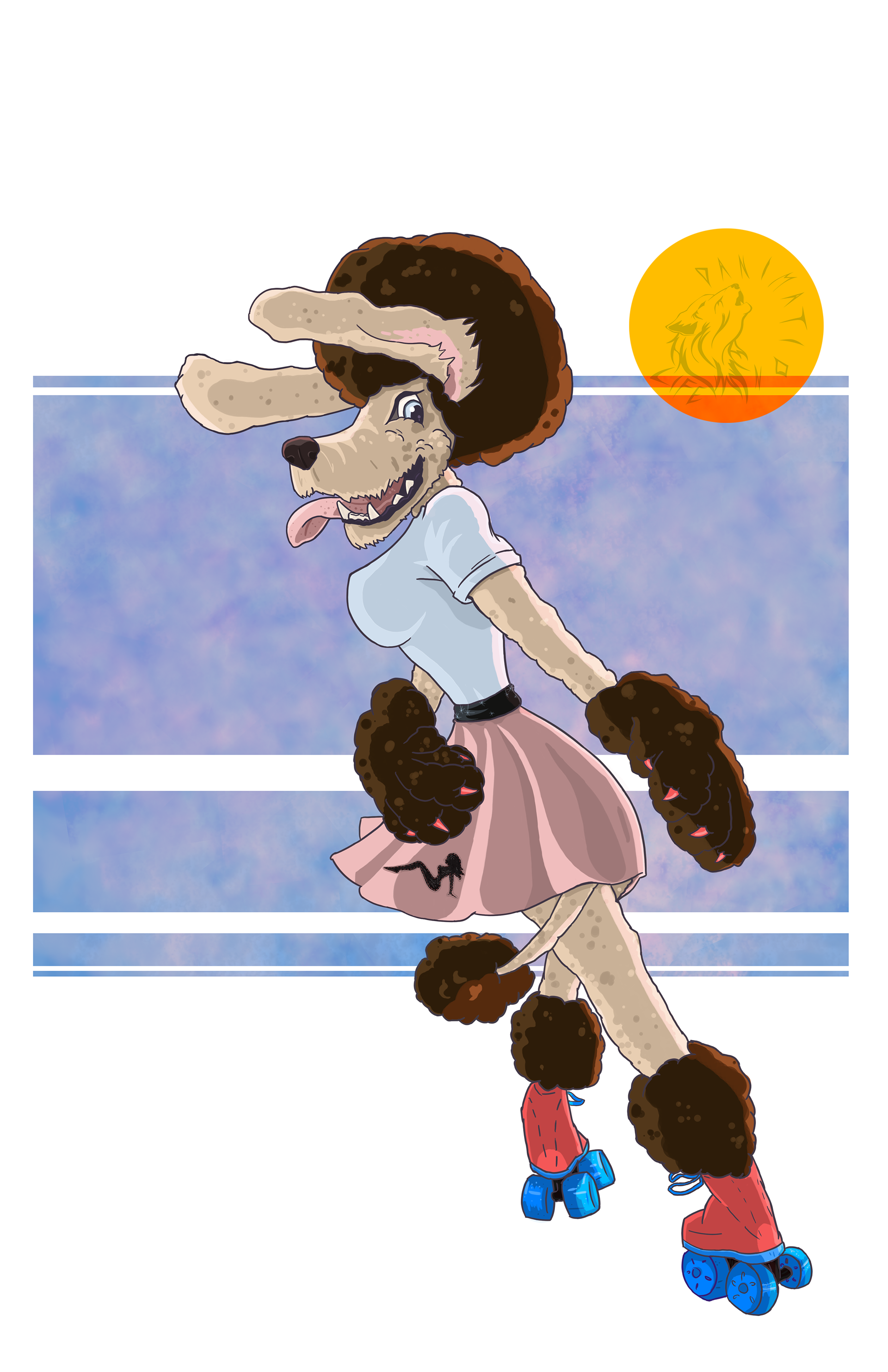 Poodle Skirt Skater (Photoshop 2020)