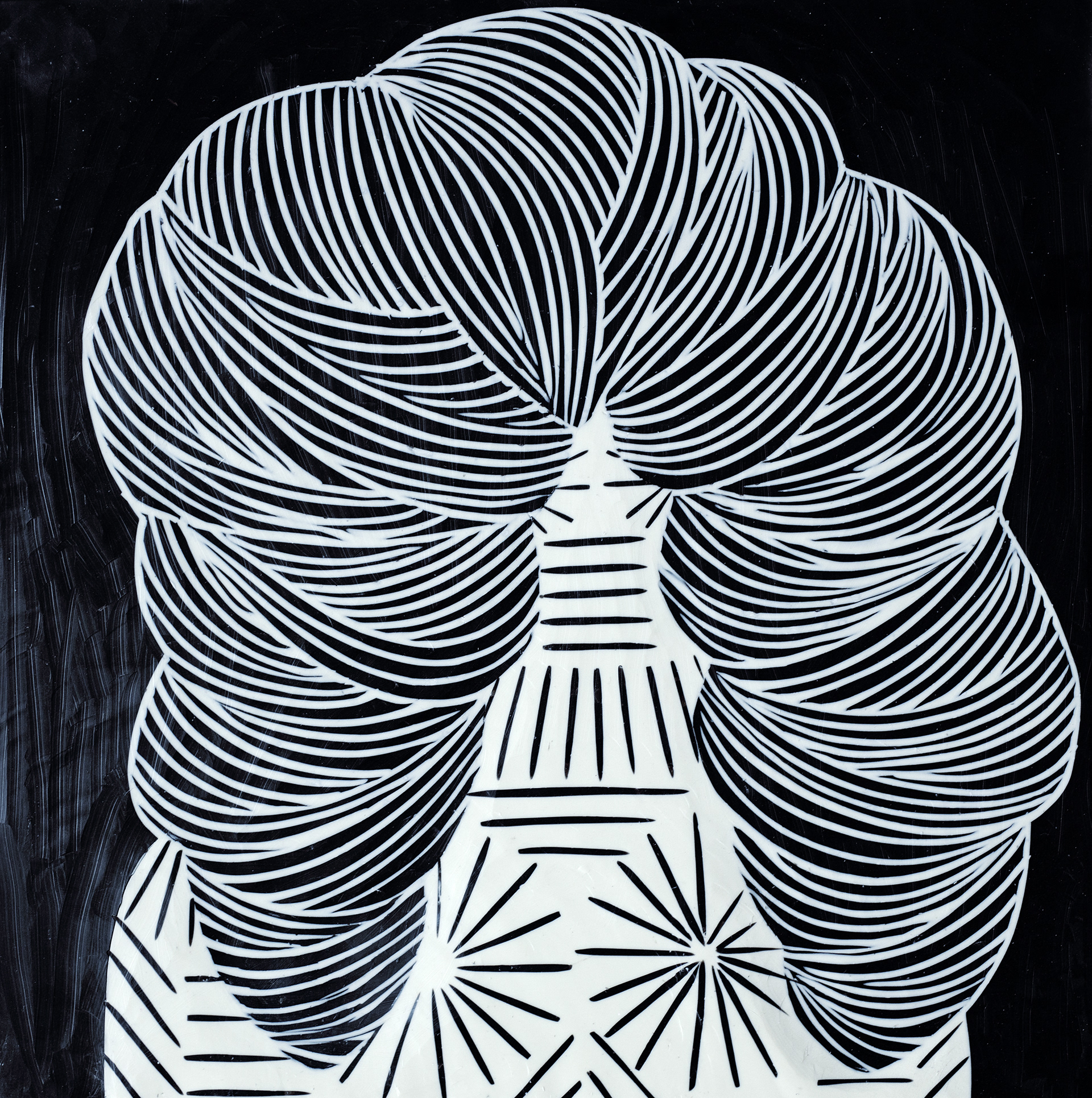 I haven't had a haircut since never, 30x30 cm