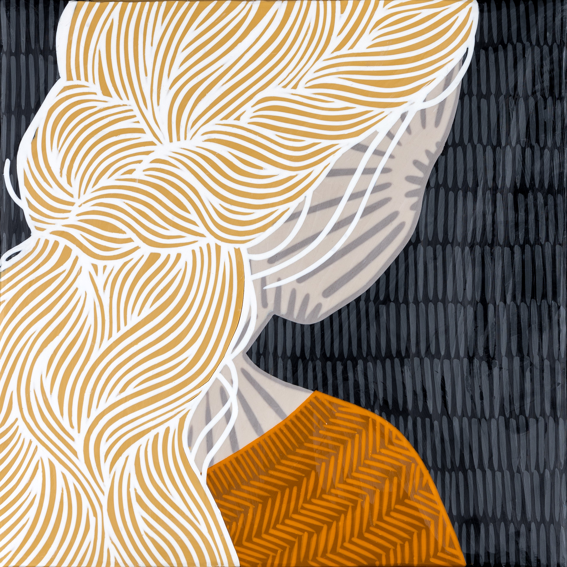 Blonde I., 30x30cm