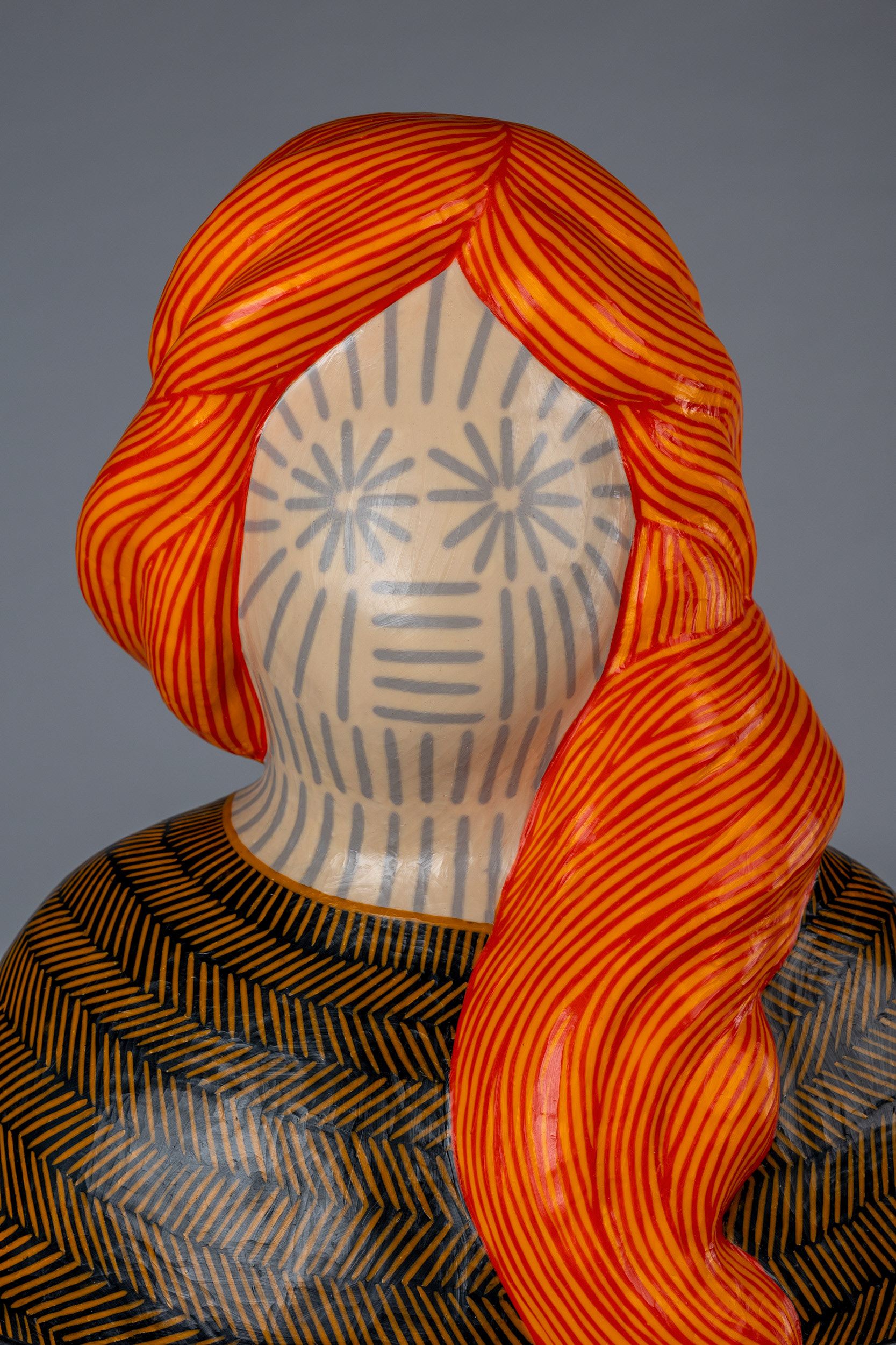 Red hair, 150 cm