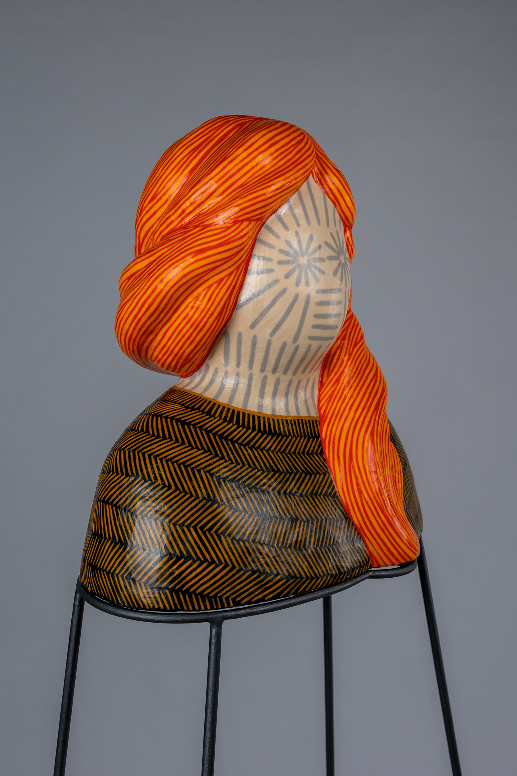 Red hair, 150 cm