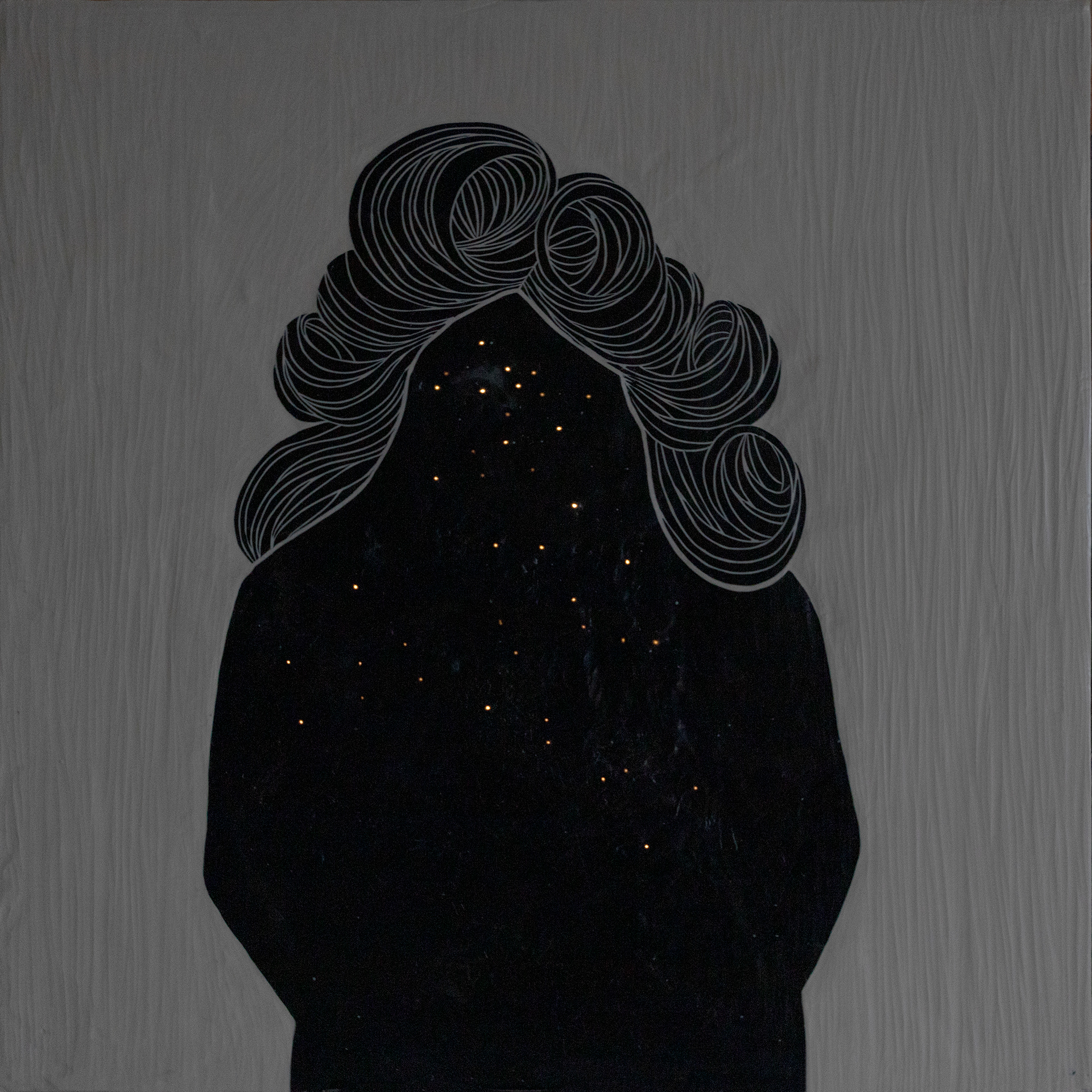 Mrs. Very Cosmical, 120x120 cm