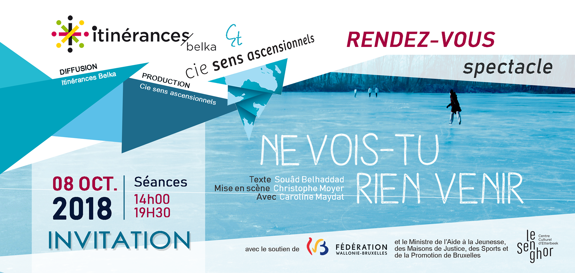 Carton d'invitation - Spectacle