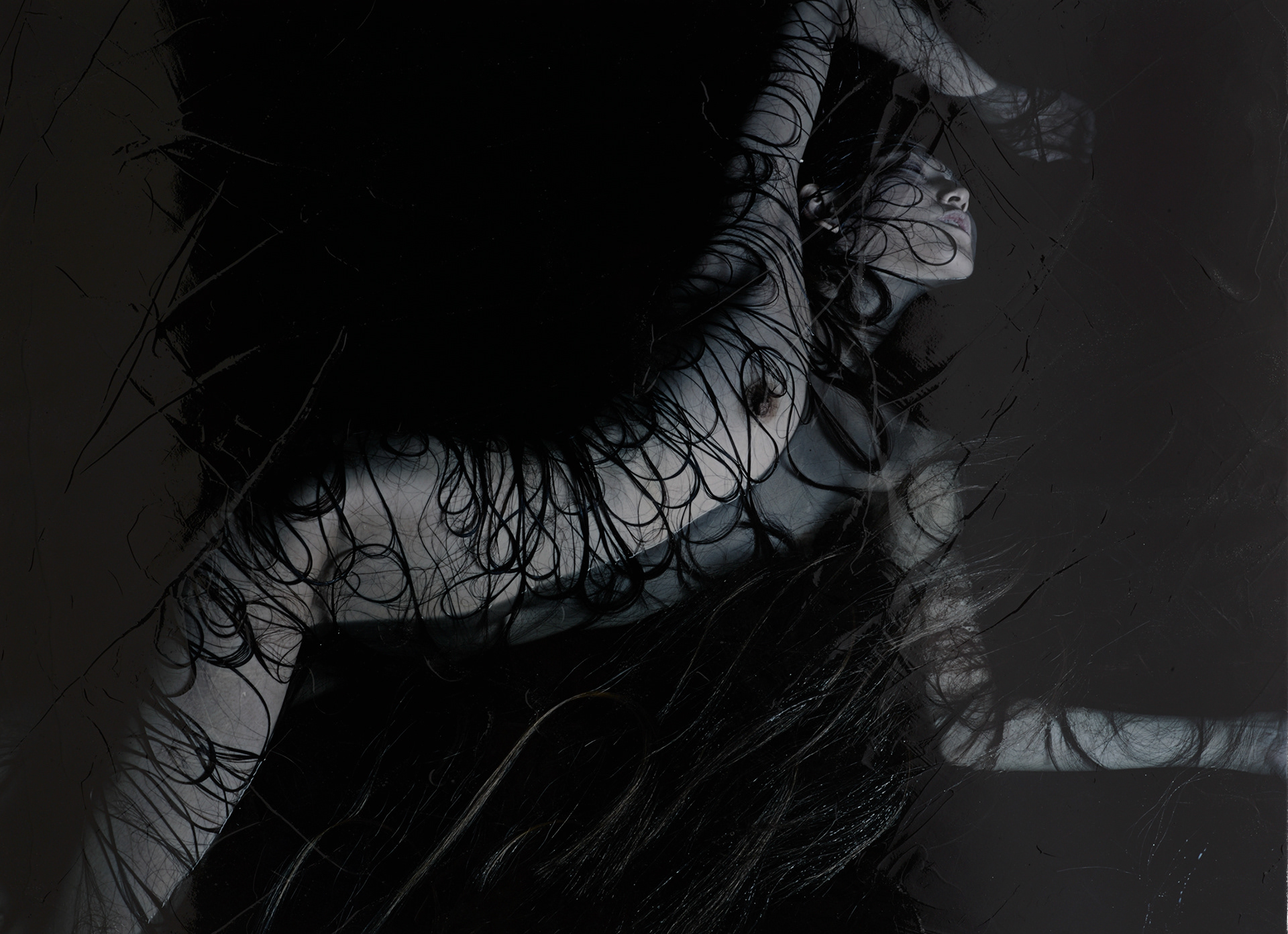MOON - Ayumi #01, 2012  1280×960mm  Pigment Print, Acrylic, Varnish