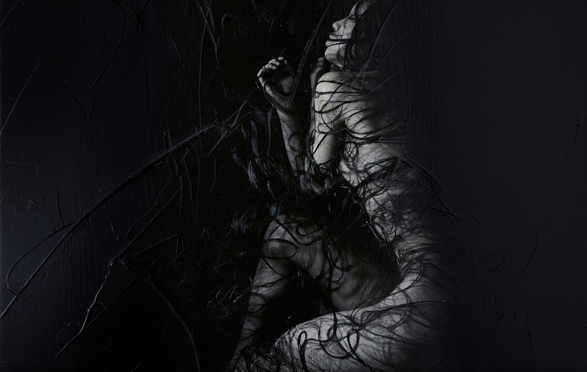 MOON - Michiko #04, 2012  1200×900mm  Pigment Print, Acrylic, Varnish
