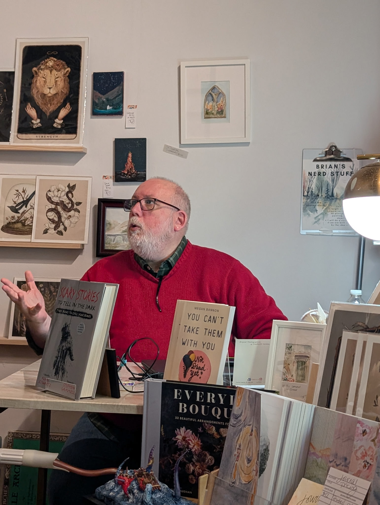 Brian Kannard at Taylor Street Art and Books