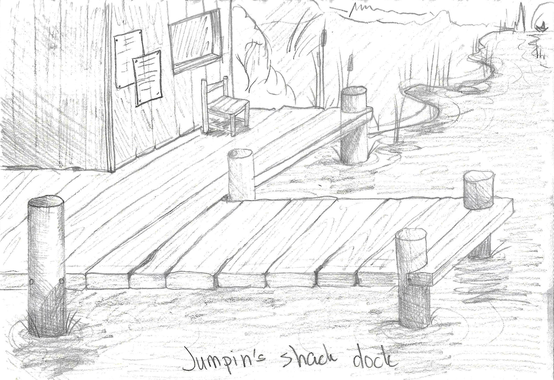 Jumpin's shack sketch