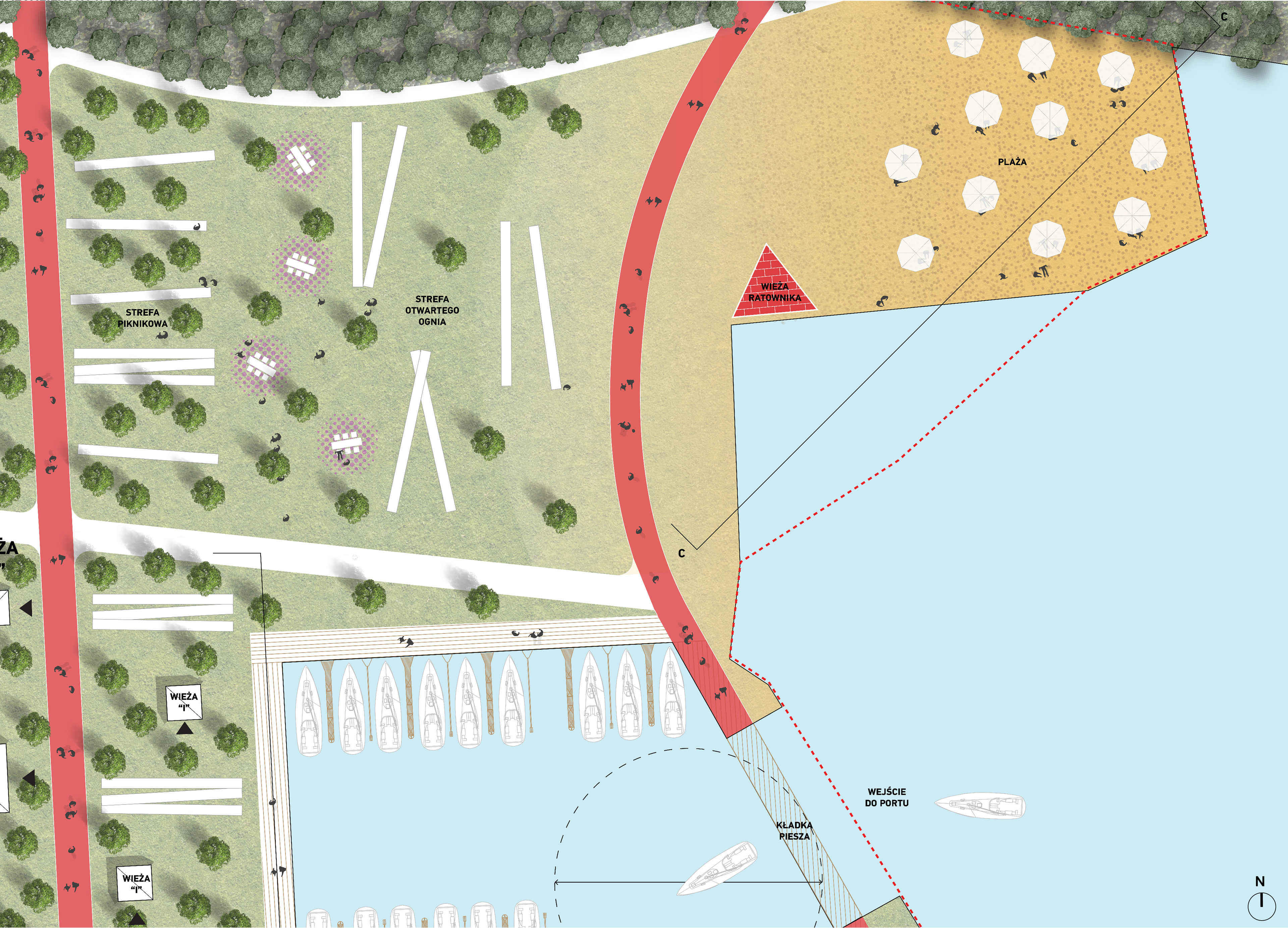 фрагмент "пляж" | detail "beach"