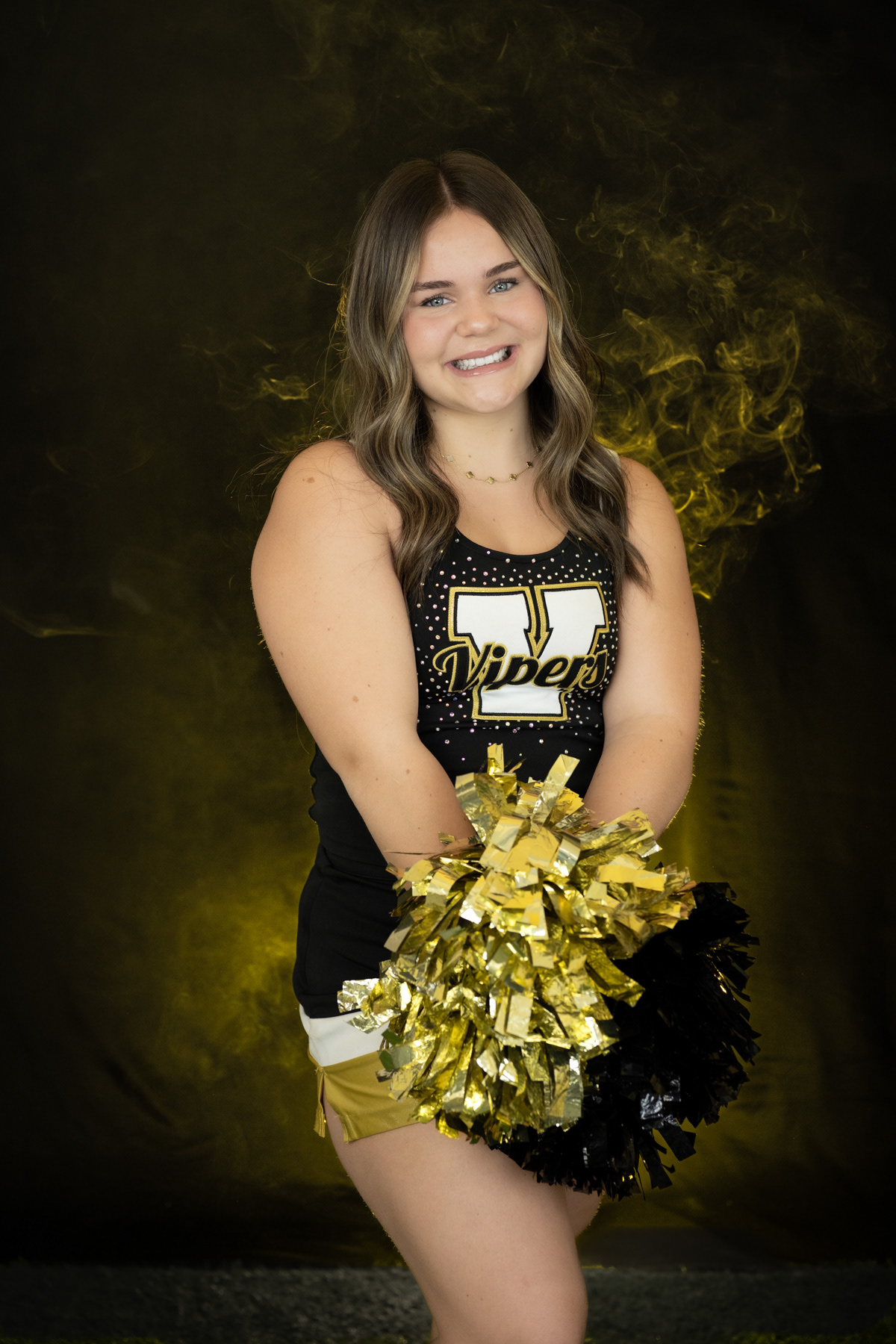 Sports with color fog