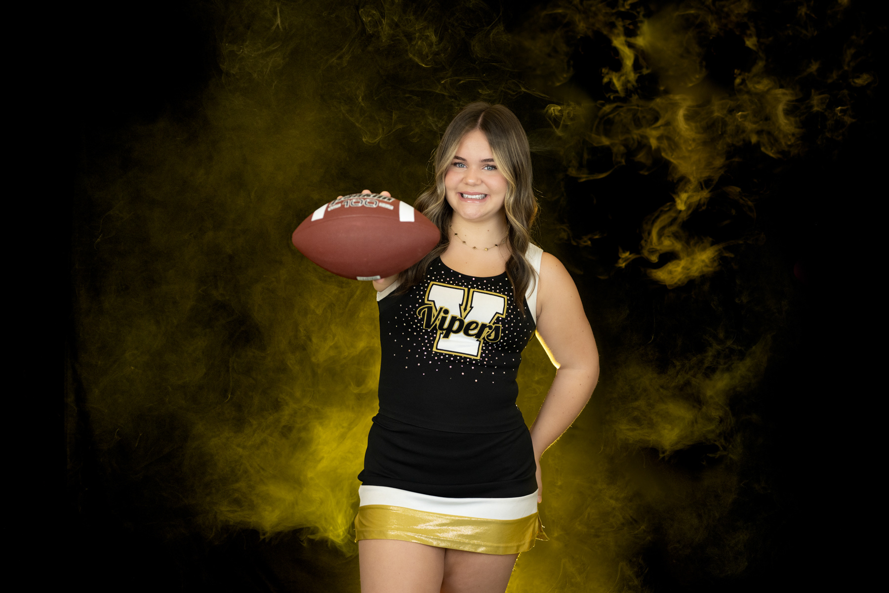 Sports with color fog