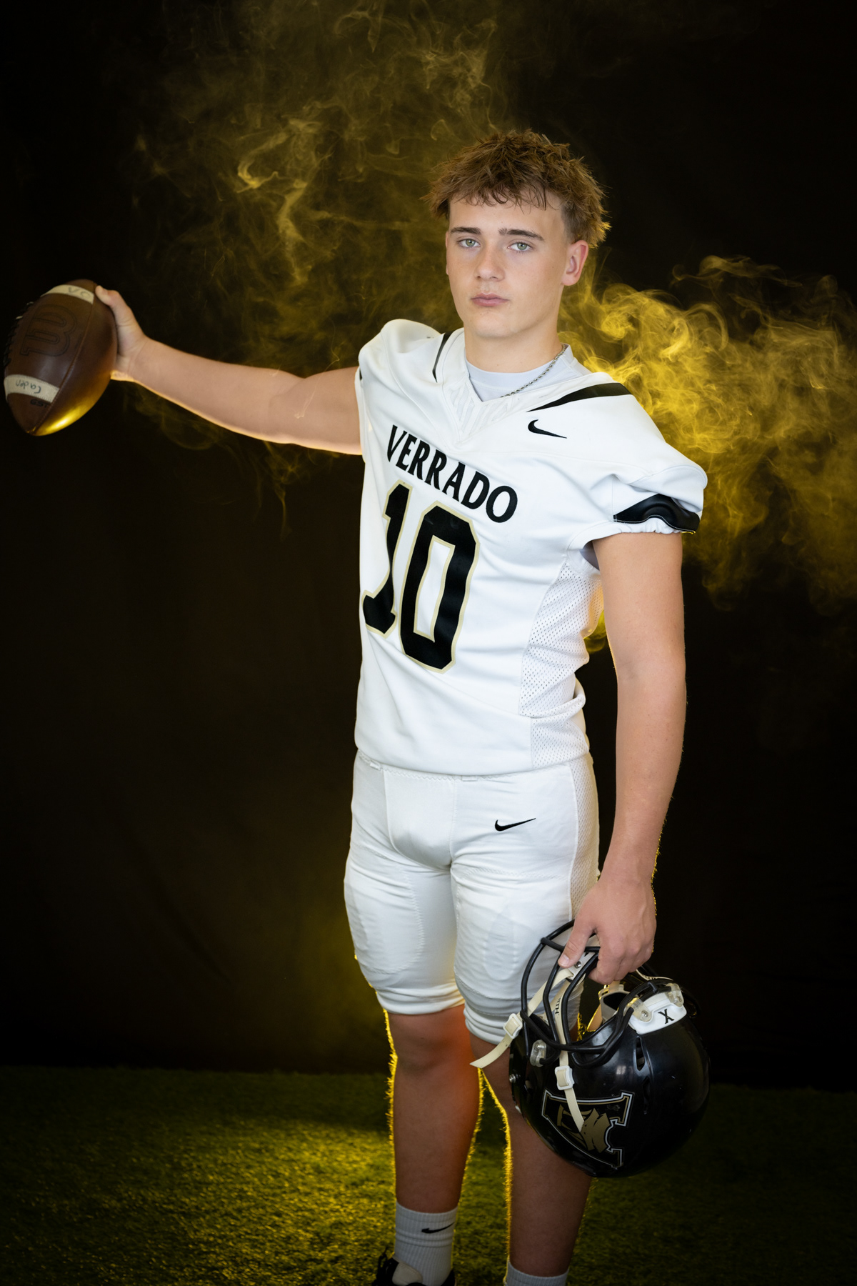 Sports with color fog