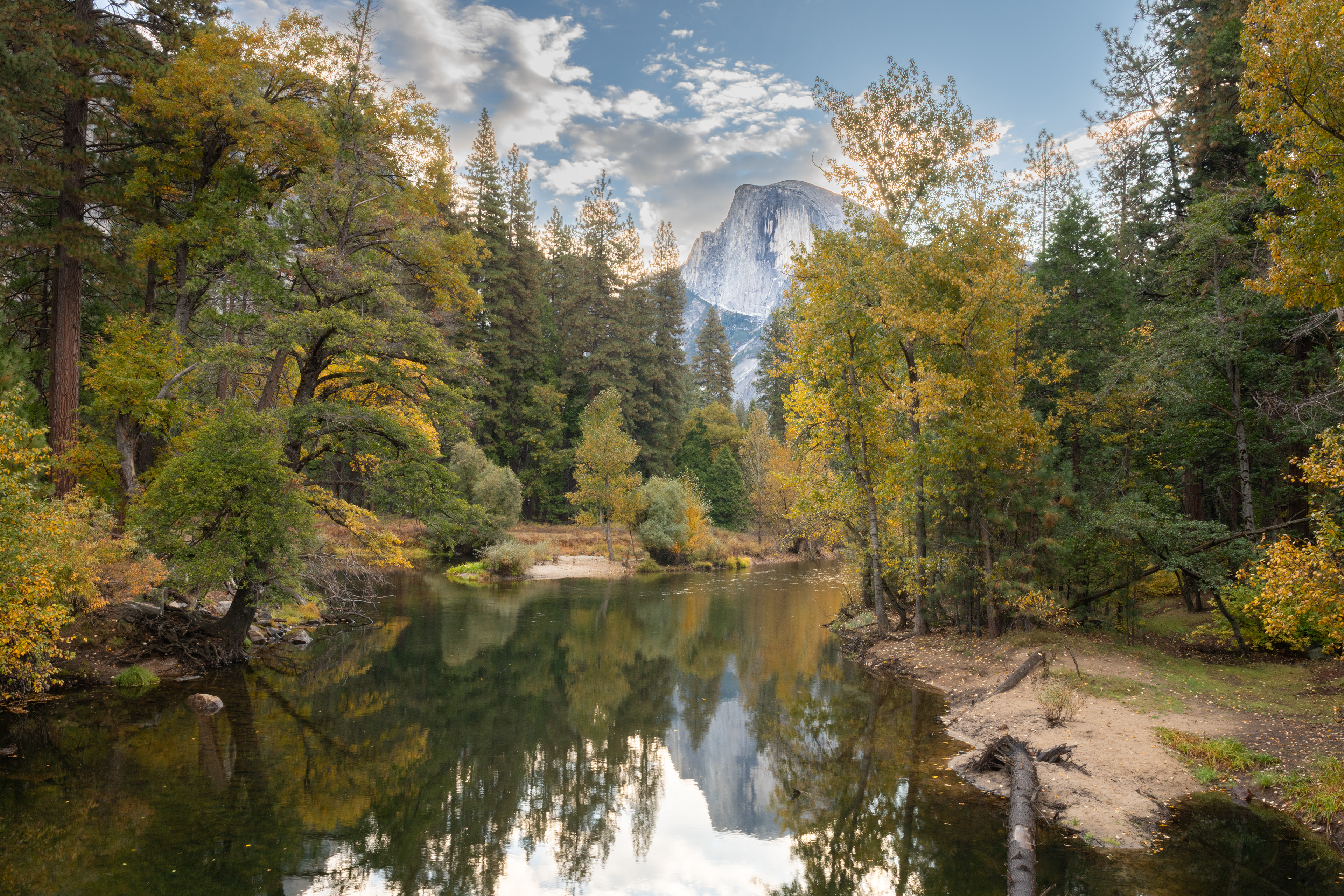 Half Dome in the distance