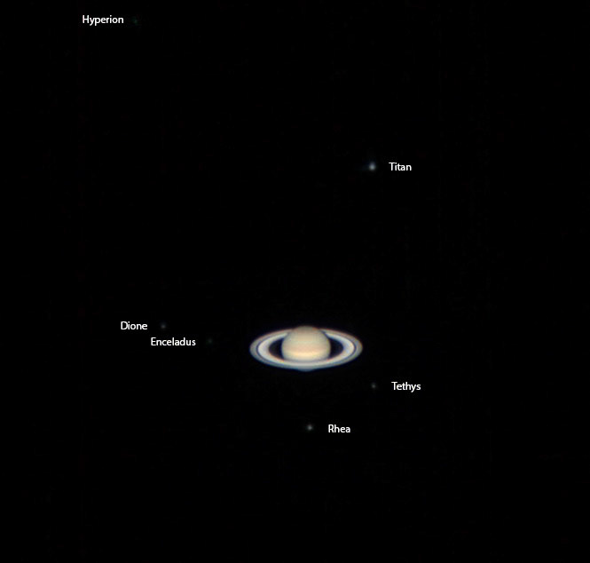 Saturn and friends 6/1/2014