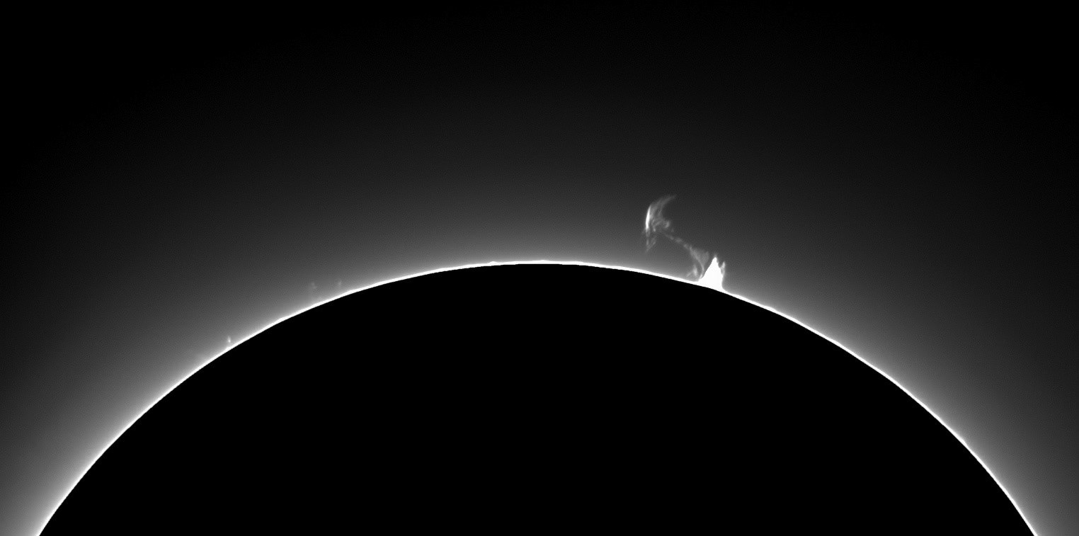 Solar Prominence 2/10/2018 19:08 UTC