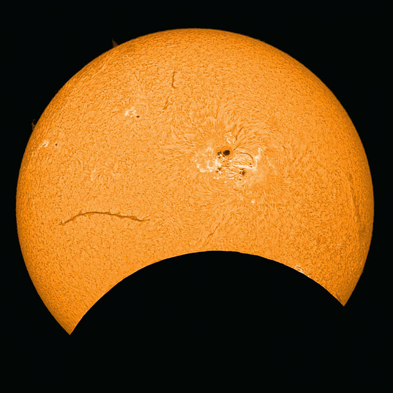 Partial Solar Eclipse Ha 10/23/14