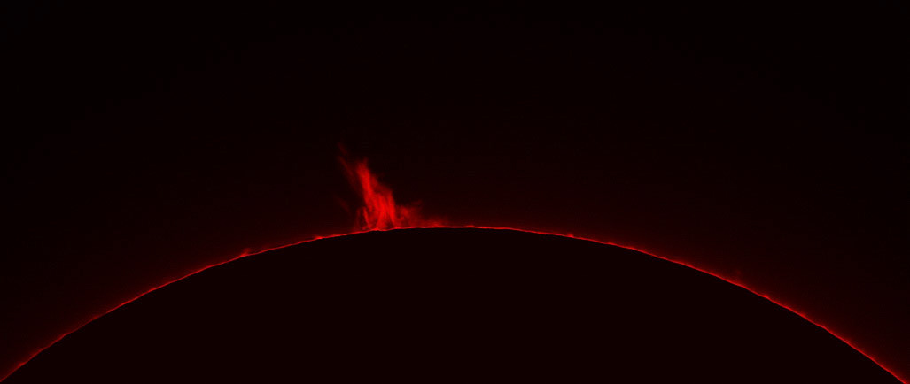 Solar Prominence 2/9/2018 22:03 UTC