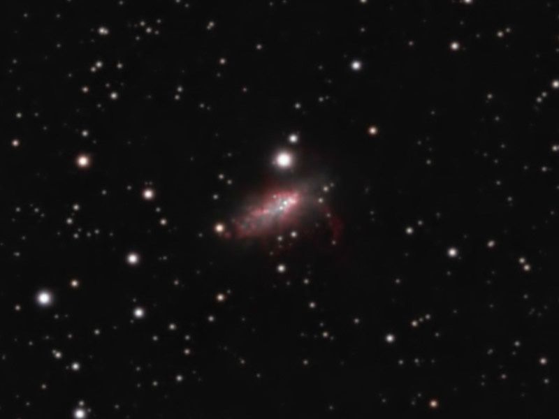 starburst nebula NGC 1569 LHaRGB 1/2016