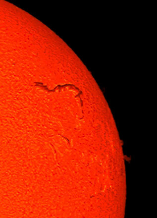 solar filament 4/7/12