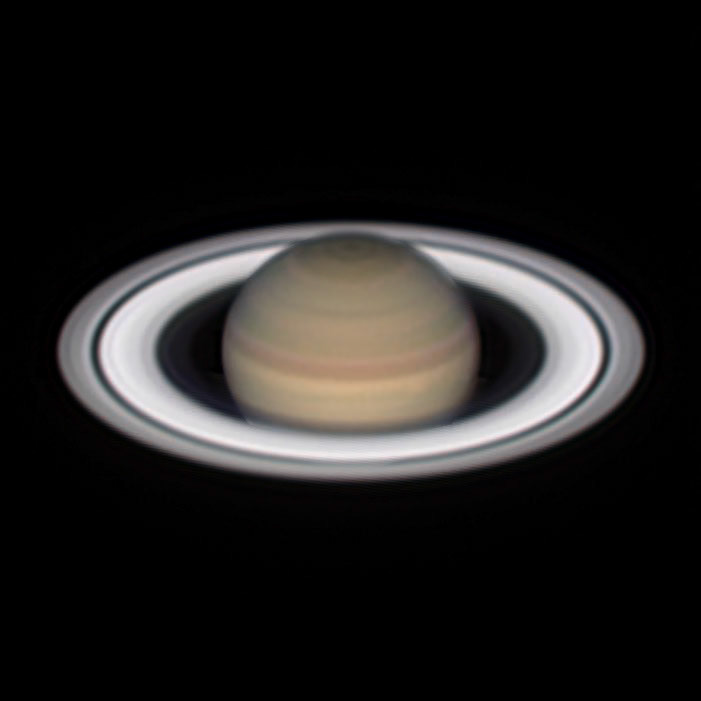 Saturn 6/26/2018 07:45 UTC IR-RGB
