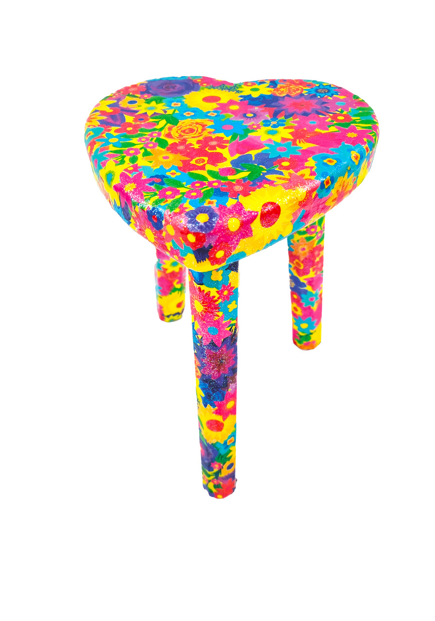 Heart Shaped Stool