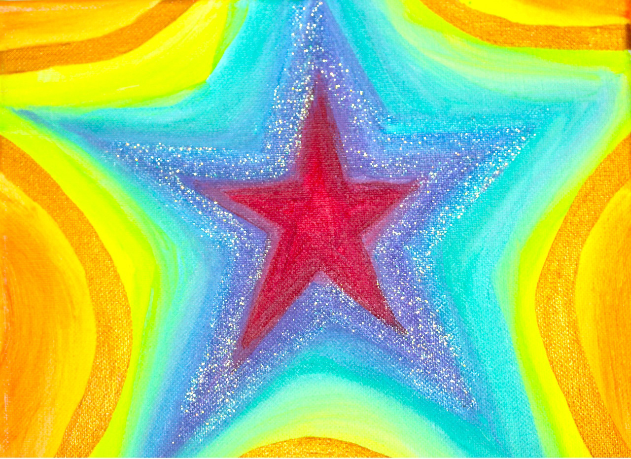 Red Rainbow Star