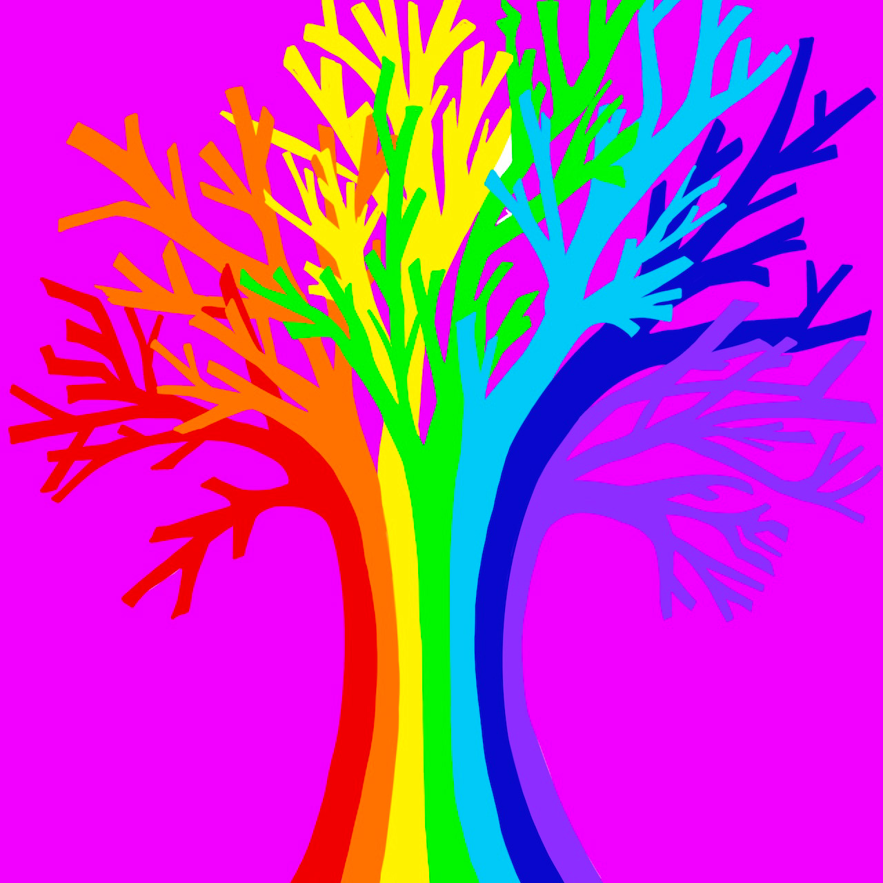 Rainbow Tree Pink