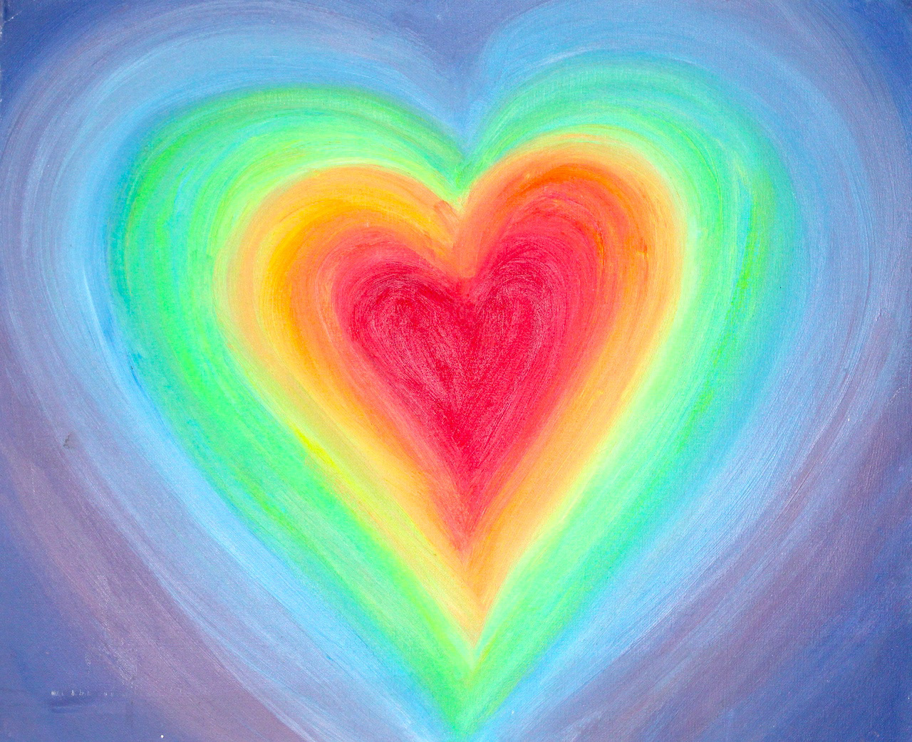 Red Rainbow Heart