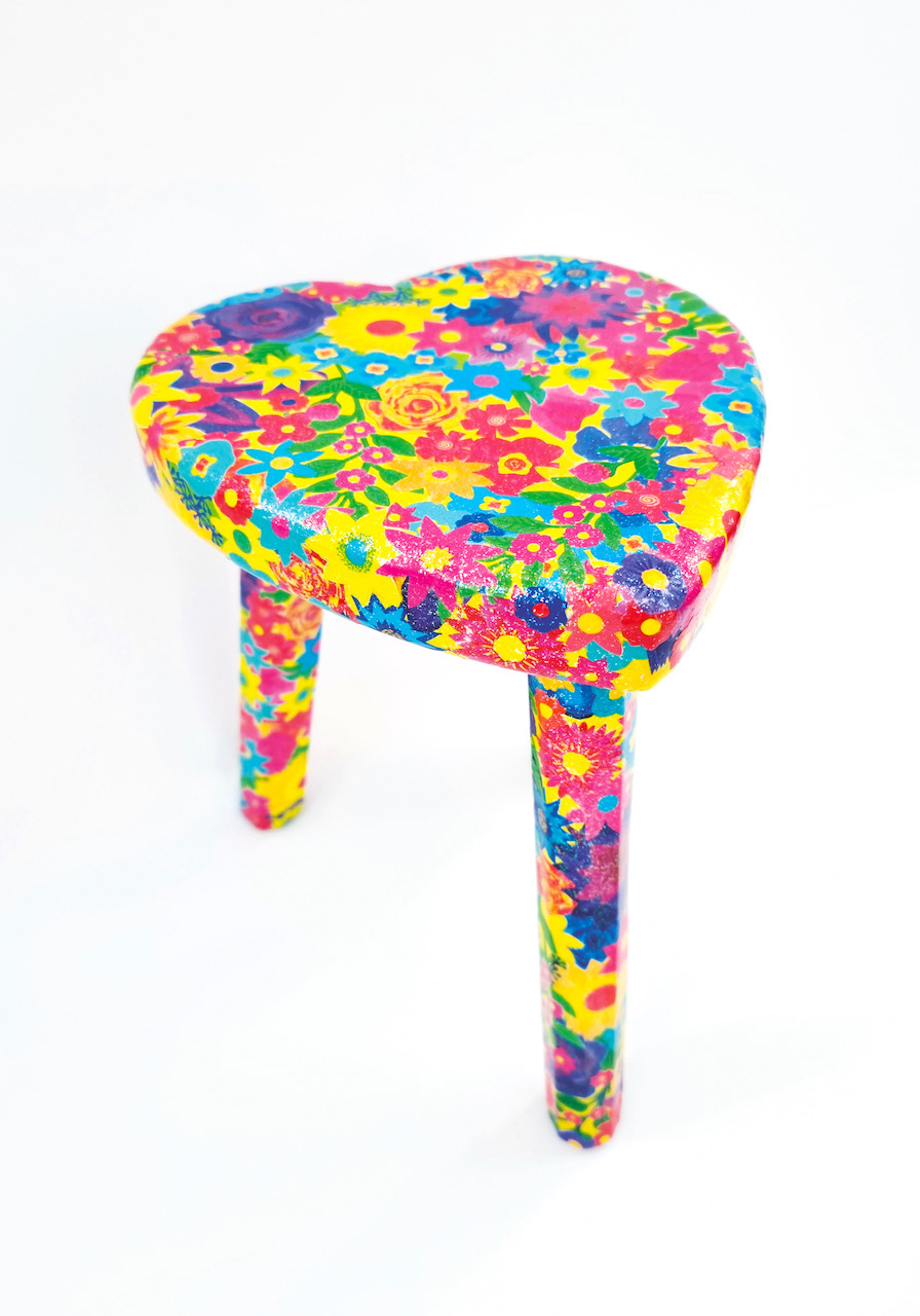 Heart Shaped Stool