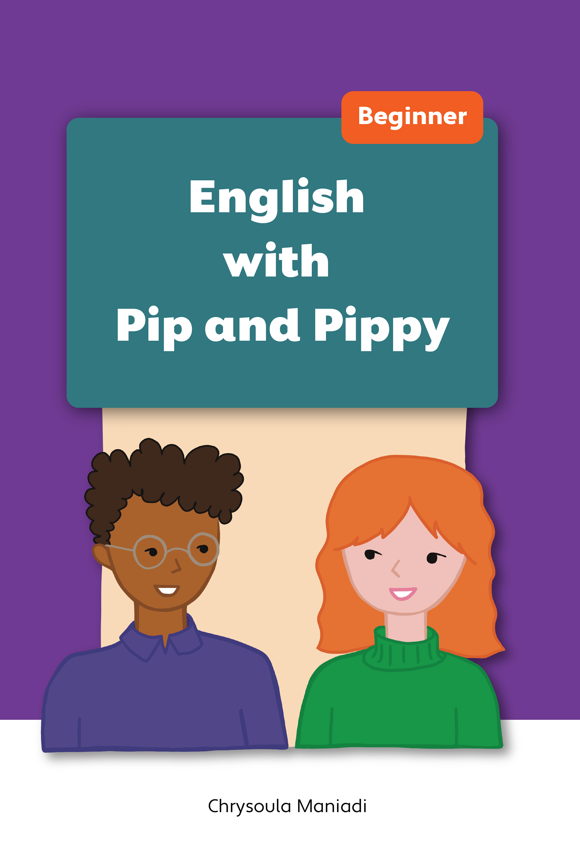 Cover of English with Pip and Pippy book for beginners