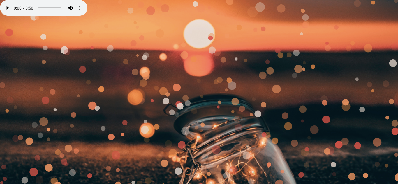 Sparkly sunset