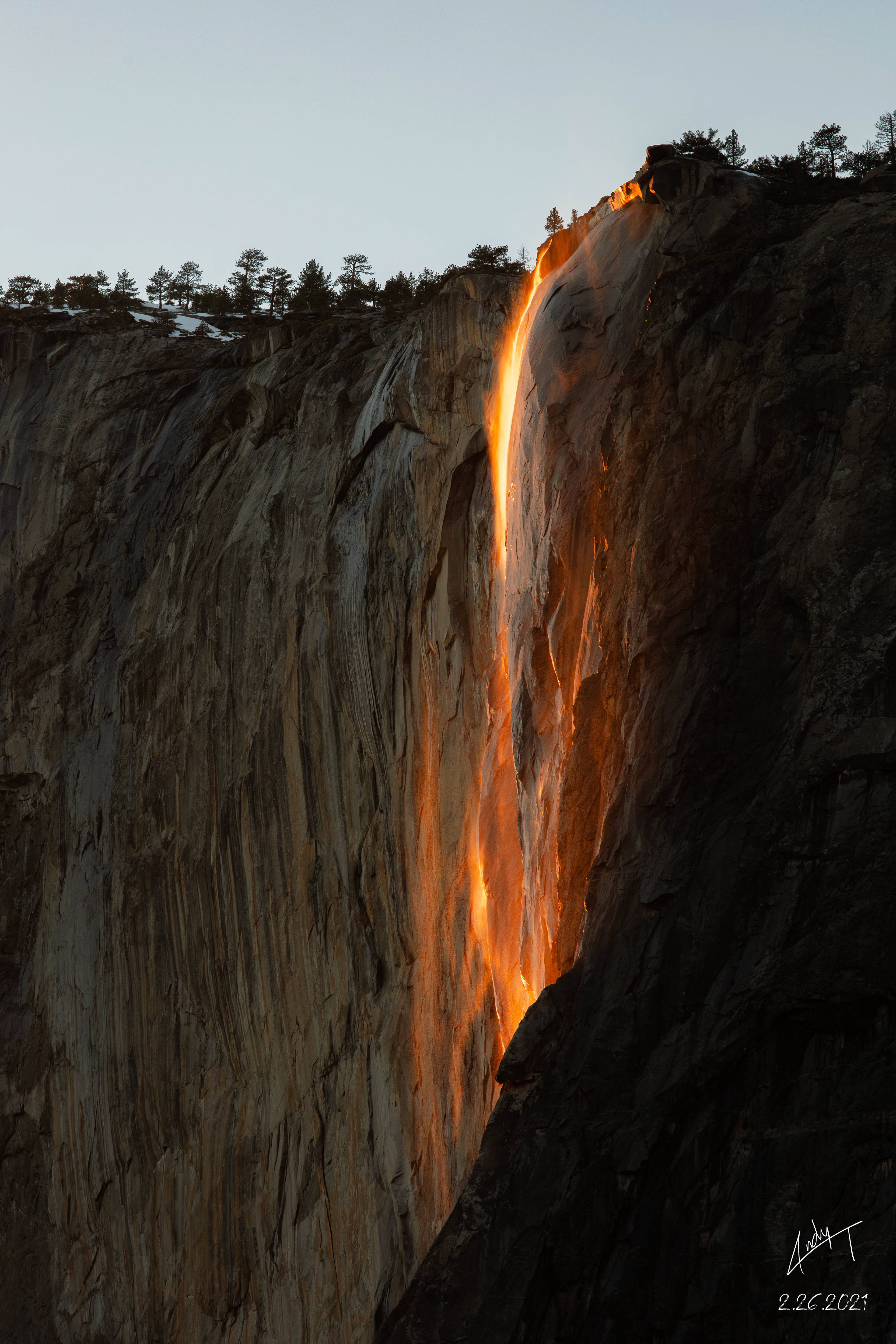 "Fire Falls" Yosemite Valley, CA (2021)