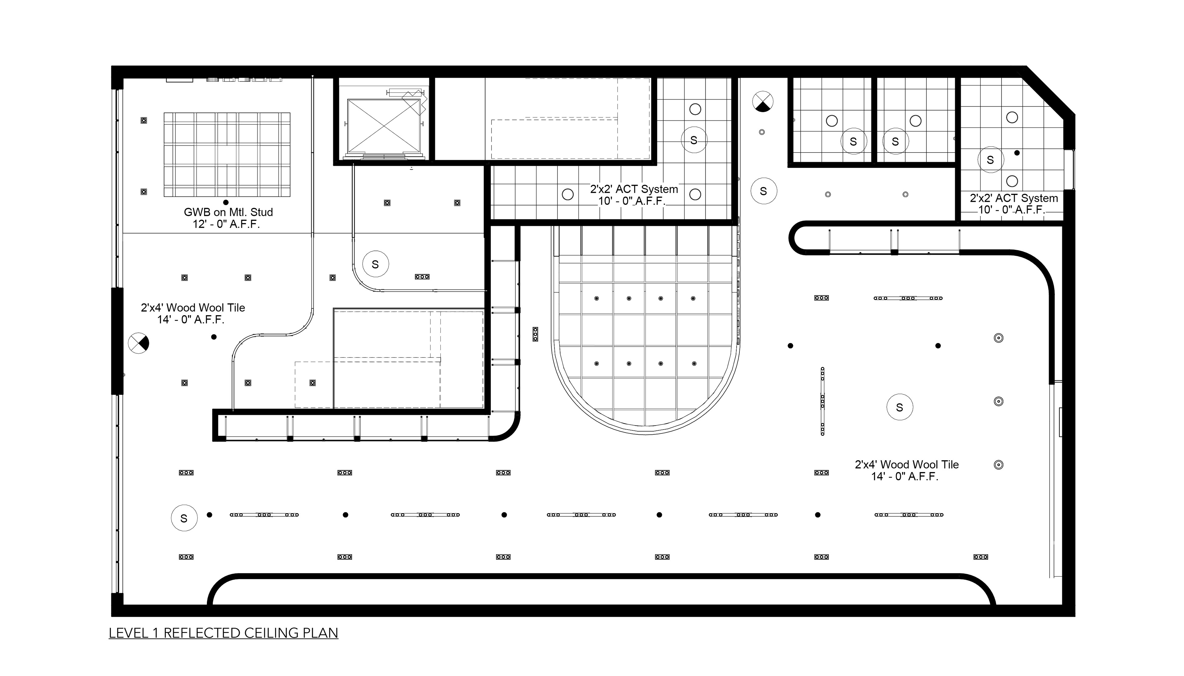 Level 1 Reflected Ceiling Plan