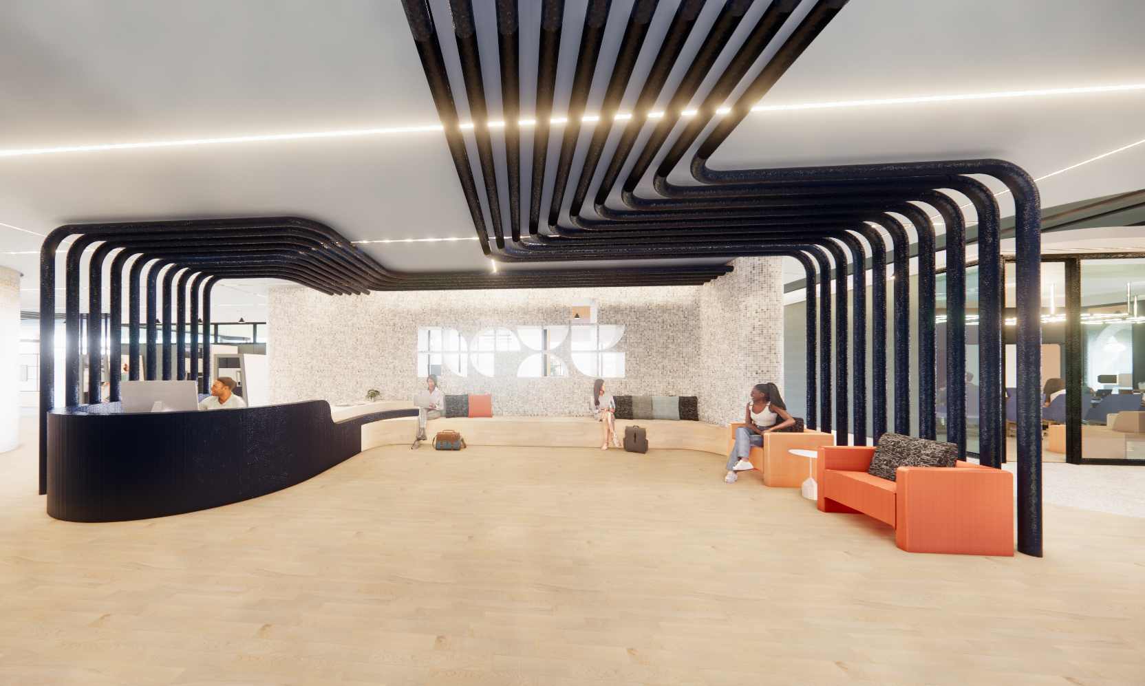 Reception area